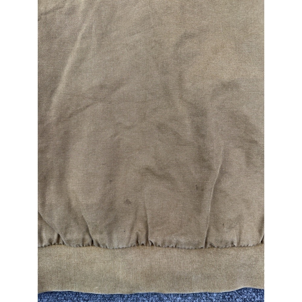 American Eagle Hooded Workwear Utility Canvas Hoodie Drawstring Zip Up Jacket L - Picture 5 of 8